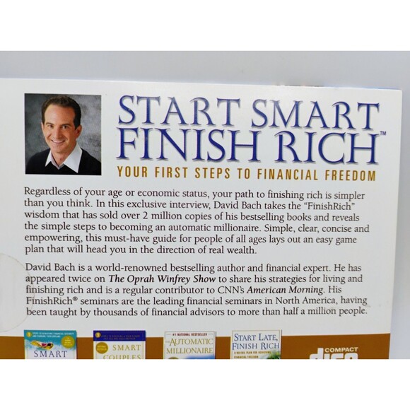 Start Smart Finish Rich Your First Steps To Financial Freedom By David Bach CD - Picture 3 of 4